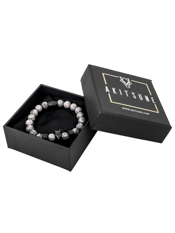 Akitsune Bracelet 'Obsidius' in Grey