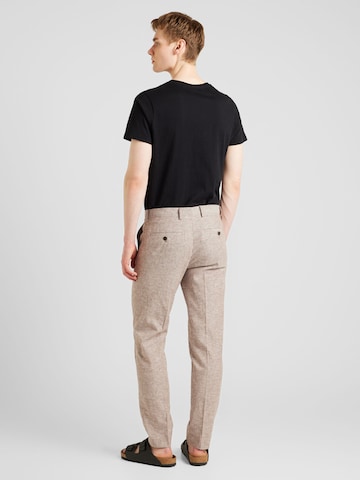JACK & JONES Slim fit Suit 'JPRRiviera' in Brown