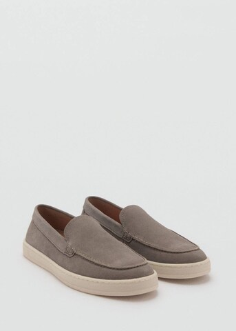 MANGO MAN Slipper 'Easy' in Grau