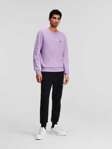 Karl Lagerfeld Sweatshirt 'Ikonik 2.0' in Lila