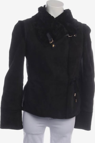 Gucci Lederjacke / Ledermantel XS in Schwarz: predná strana