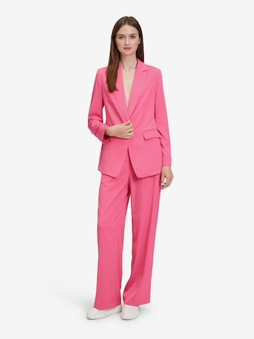 Betty & Co Loose fit Pleat-Front Pants in Pink