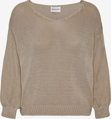 Pull-over oversize 'Milana Cotton' americandreams en marron : devant