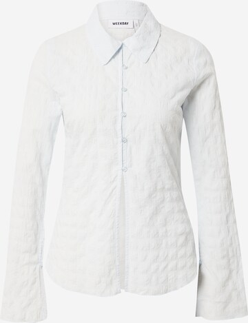 WEEKDAY Bluse i blå: forside