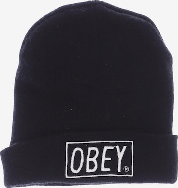 Obey Hat & Cap in One size in Black: front