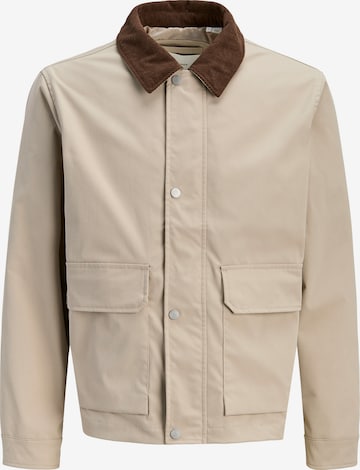 JACK & JONES Kevad-sügisjope 'JORCATSKILLS BARN', värv pruun: eest vaates