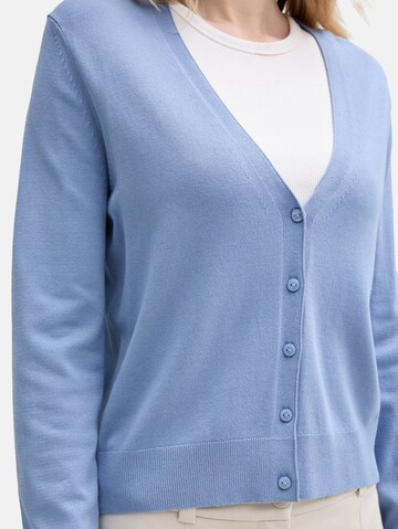TOM TAILOR Gebreid vest in Blauw