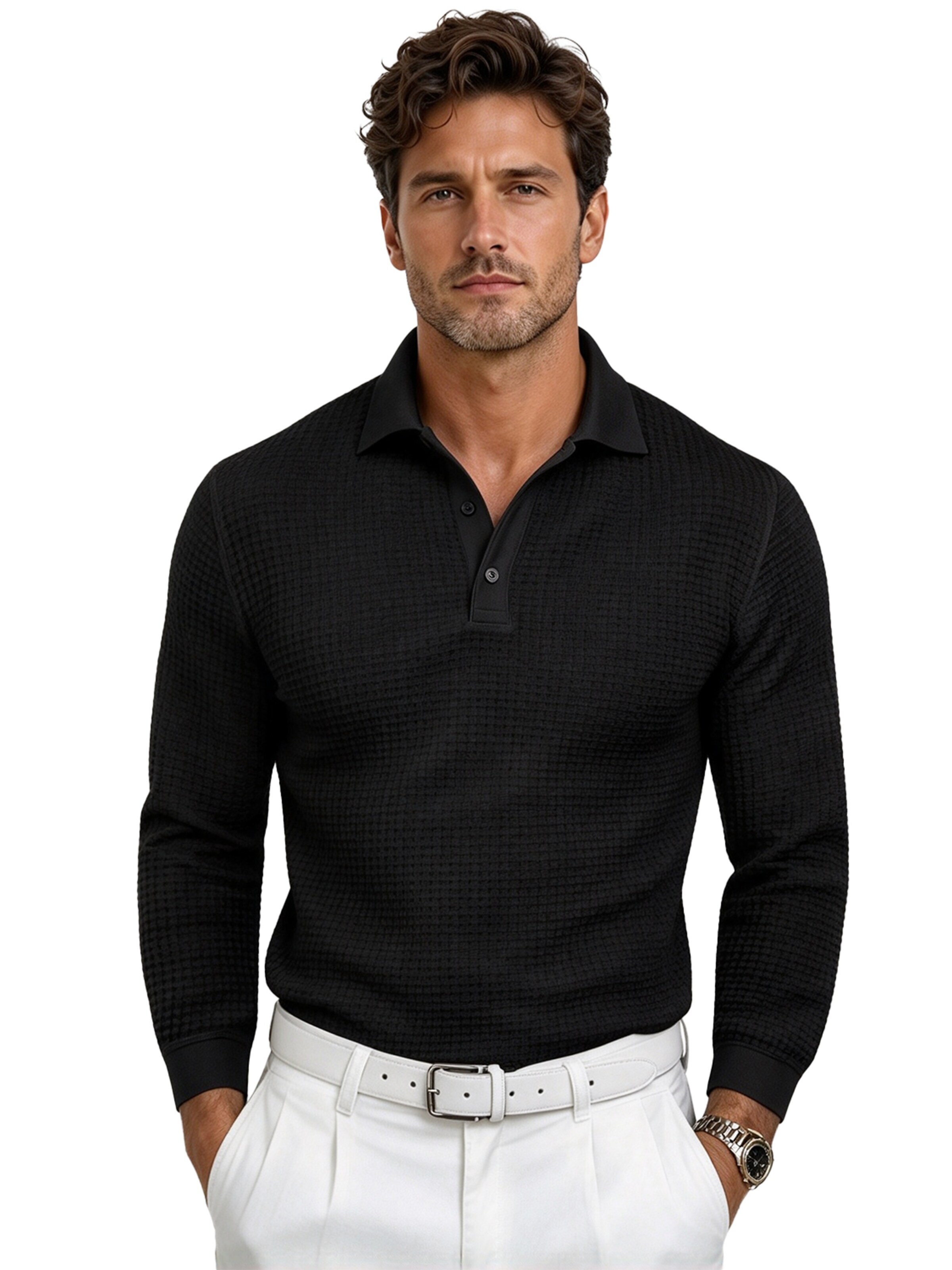 KoJooin Shirt in Black: front