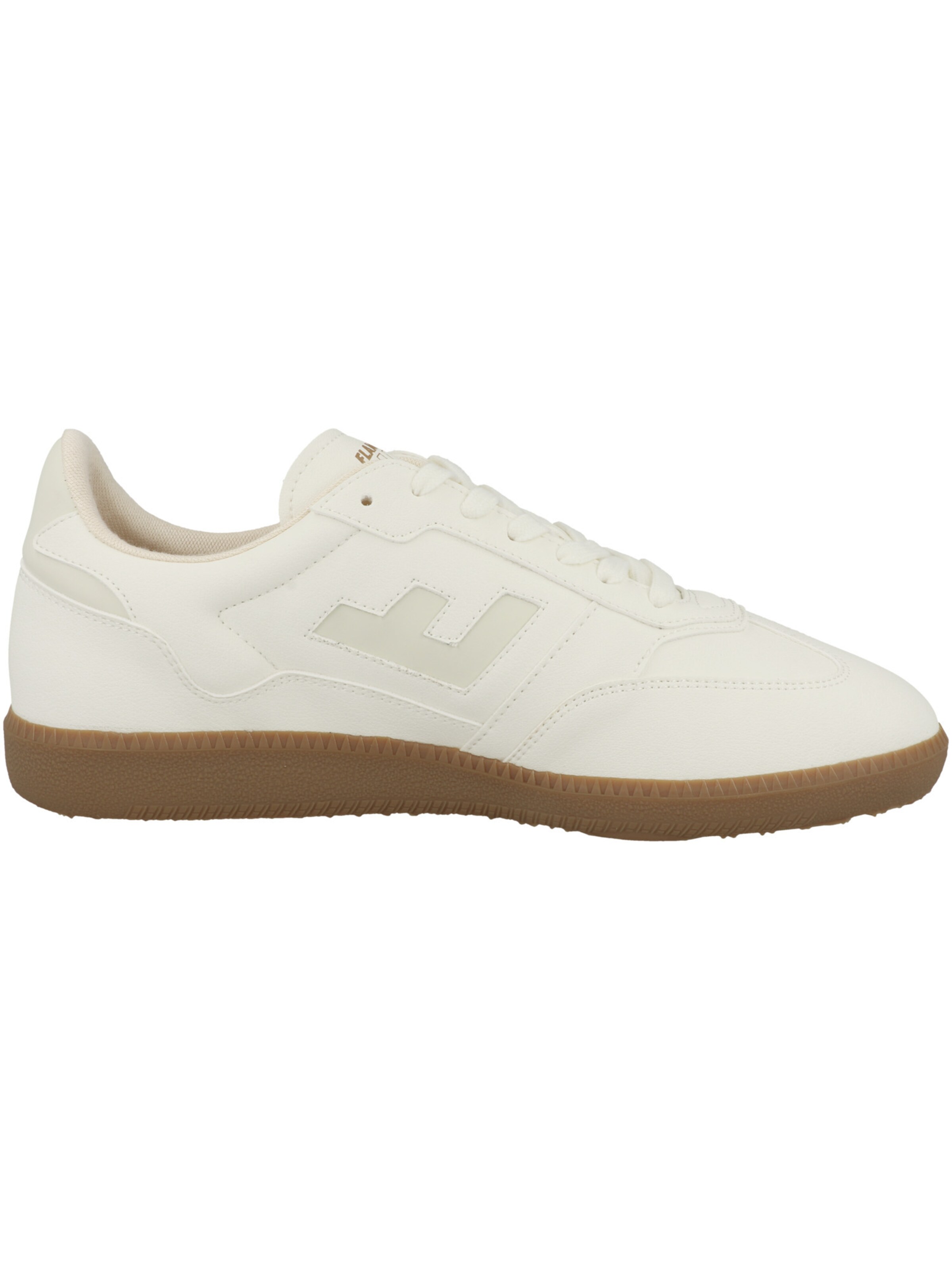 Baskets basses 'Burela Slim' Flamingos Life en blanc