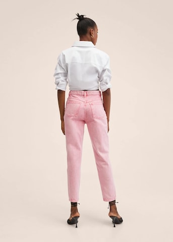 MANGO Regular Jeans in Roze