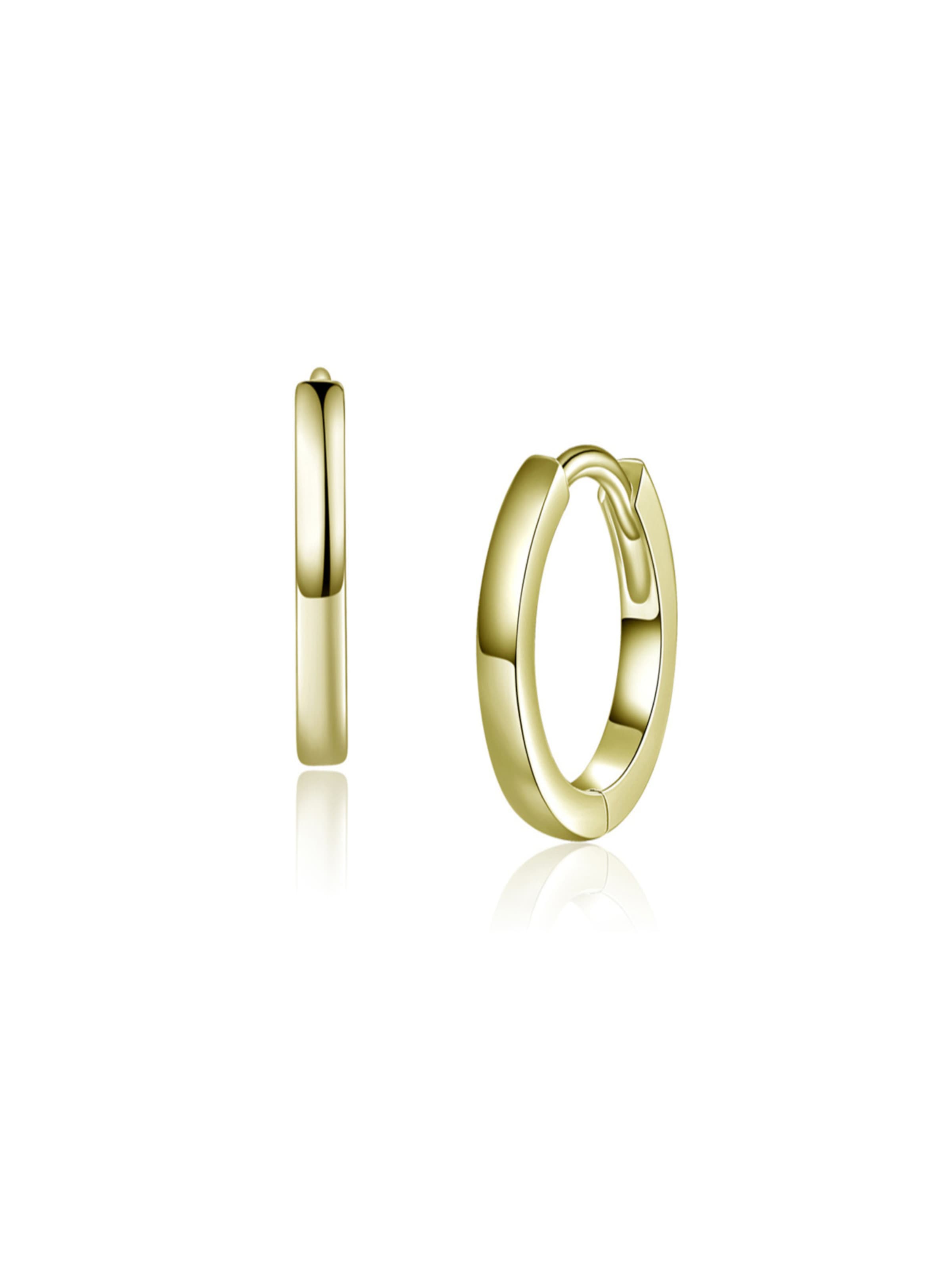 Fiocco Jewelry Ohrringe 'Cleo' in Gelb: Vorderseite