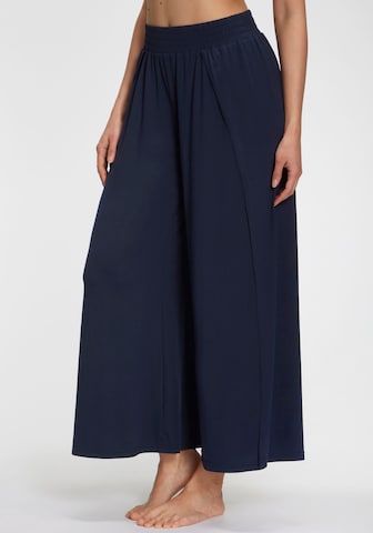 LASCANA Wide Leg Hose in Blau: Vorderseite