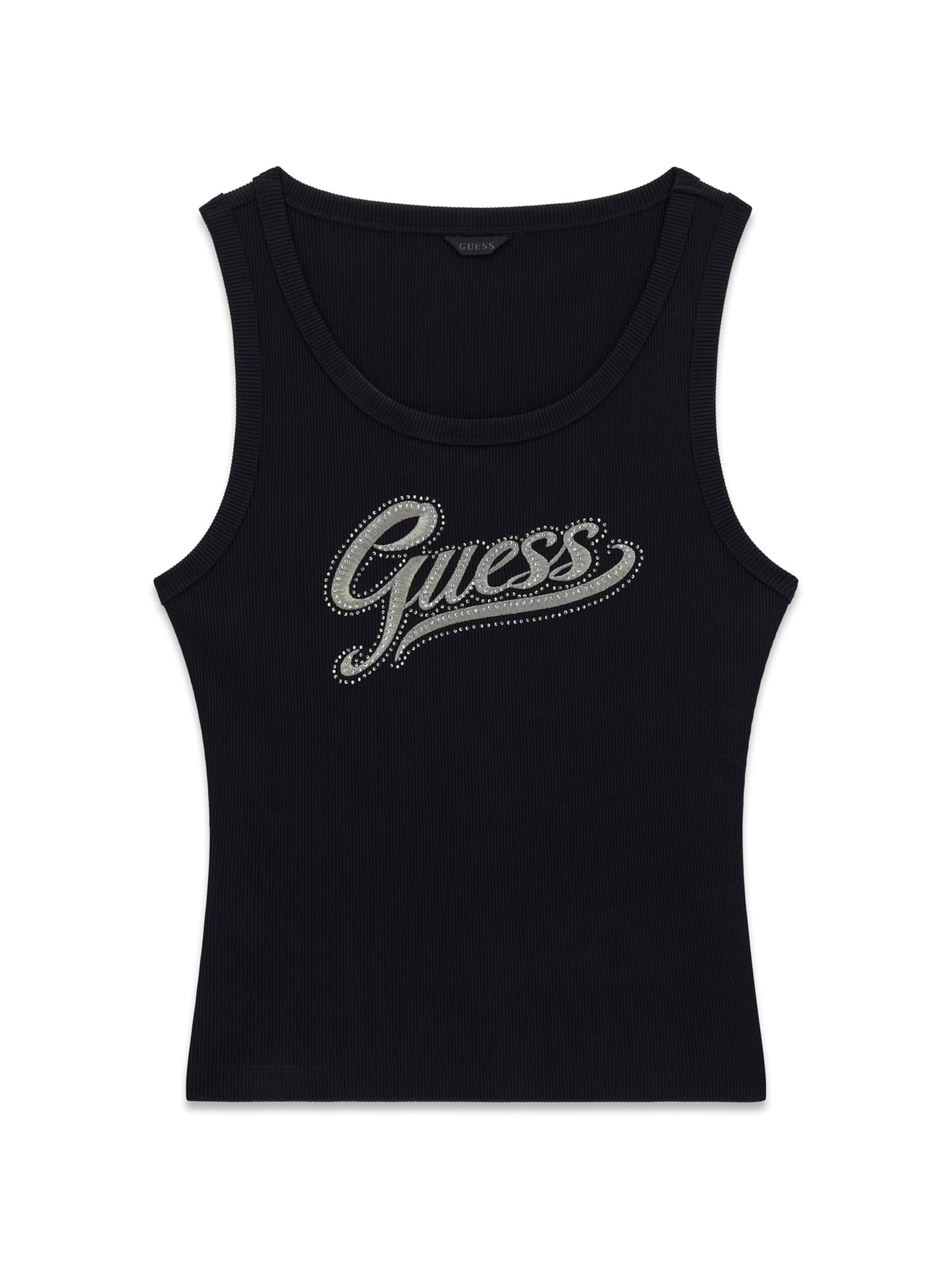 GUESS Top in Schwarz: Vorderseite