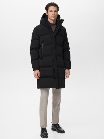 MANGO MAN Winter coat 'Oslo' in Black