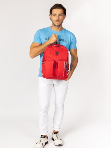 Zaino di U.S. POLO ASSN. in rosso: frontale