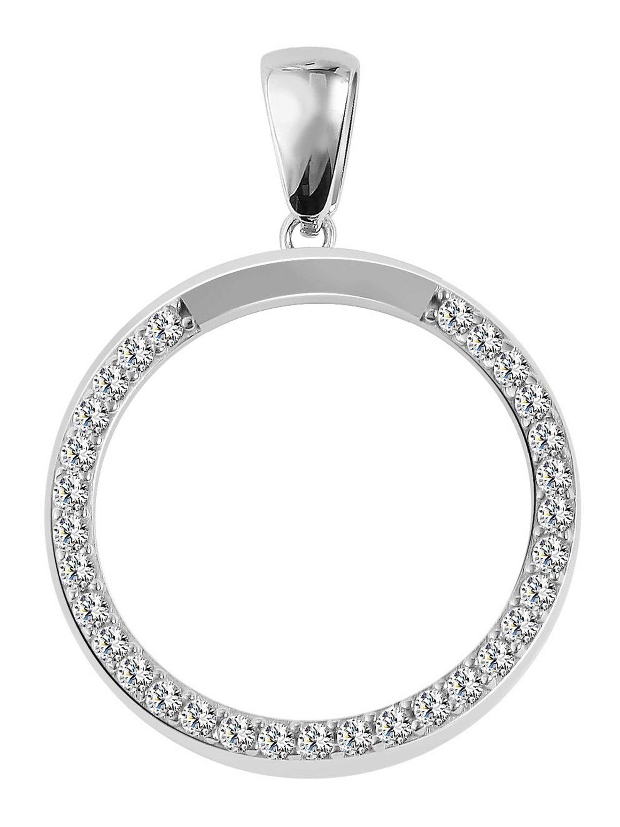 Akzent Pendant 'Lupita, 925 Sterlingsilber, langlebig' in Silver: front
