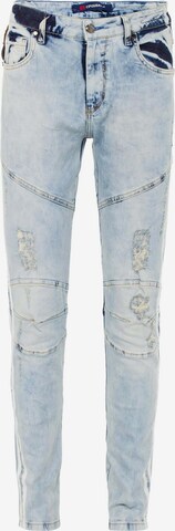 CIPO & BAXX Regular Jeans in Blauw: voorkant