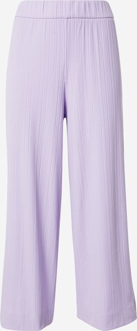 Monki Wide leg Pants in Purple: front