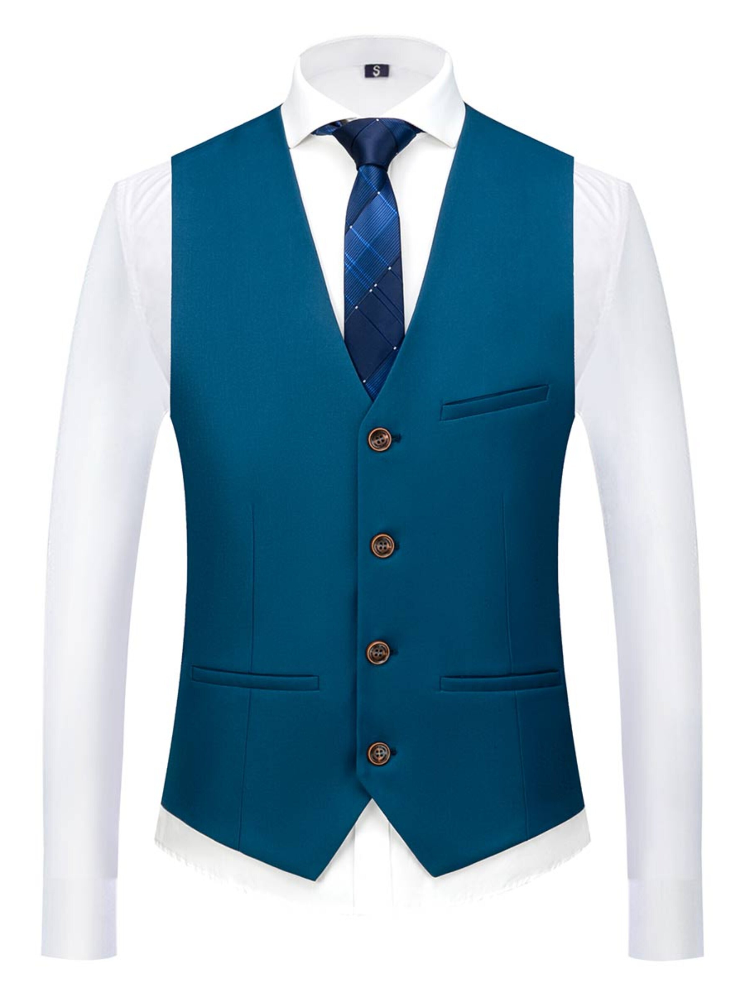 YOUTHUP Slim fit Suit 'Dreiteiler' in Green