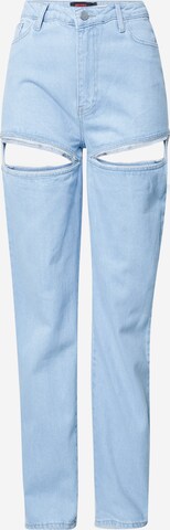 Misspap Regular Jeans 'Diamante' in Blauw: voorkant