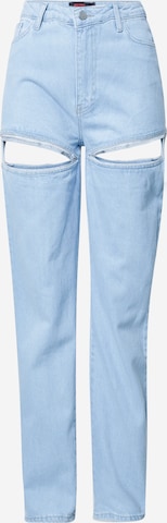 Misspap Regular Jeans 'Diamante' in Blue: front