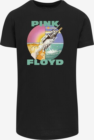 F4NT4STIC Shirt 'Pink Floyd Wish You Were Here' in Zwart: voorkant
