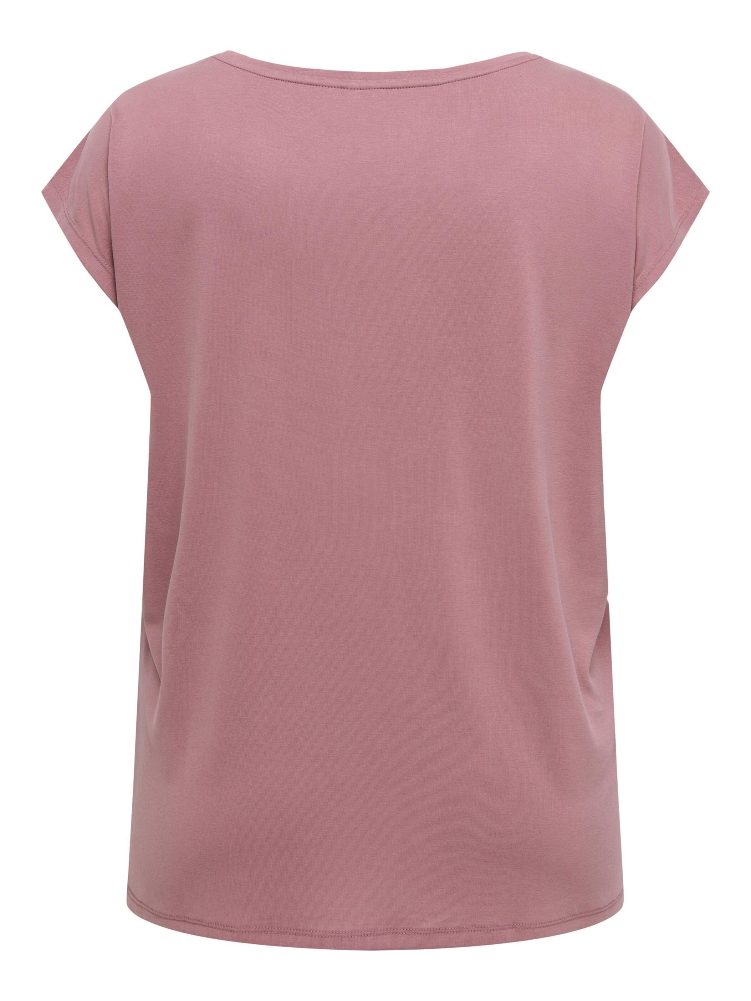 Maglietta 'CARNicky' di ONLY Carmakoma in rosa