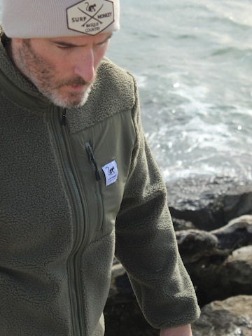 Surf Monkey - Chaqueta polar en verde
