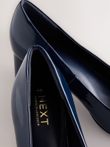 Next - Zapatos con plataforma en azul