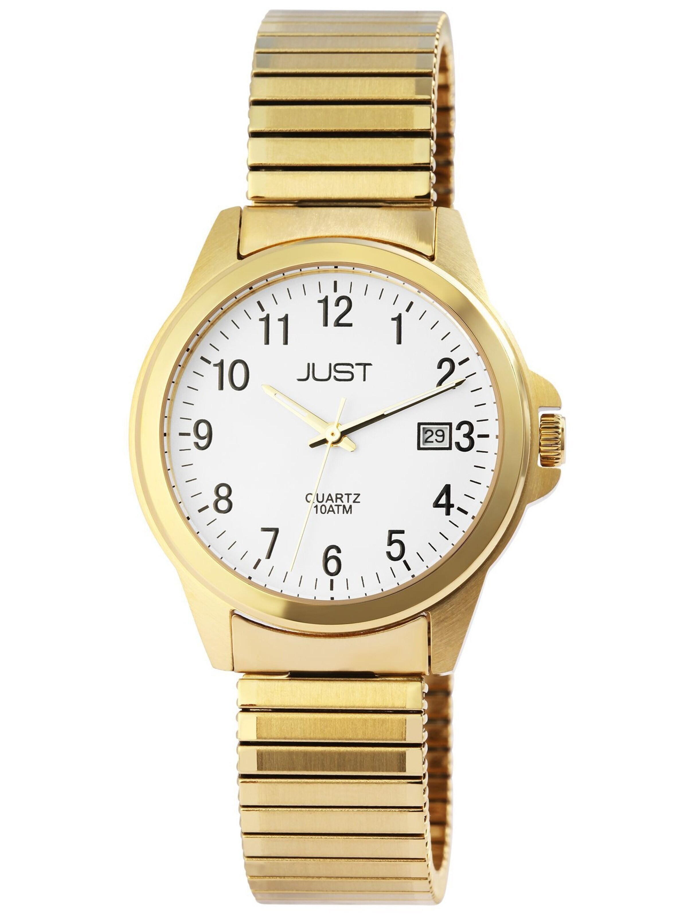JUST Analog Watch 'Roswin, Datumsanzeige' in Gold
