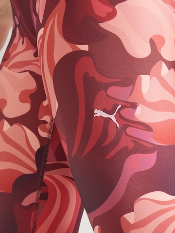 Skinny Pantalon de sport PUMA en rouge