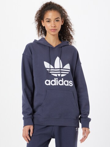 ADIDAS ORIGINALS Sweatshirt in Blue: front