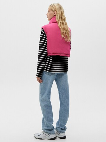 Pull&Bear Vest in Pink