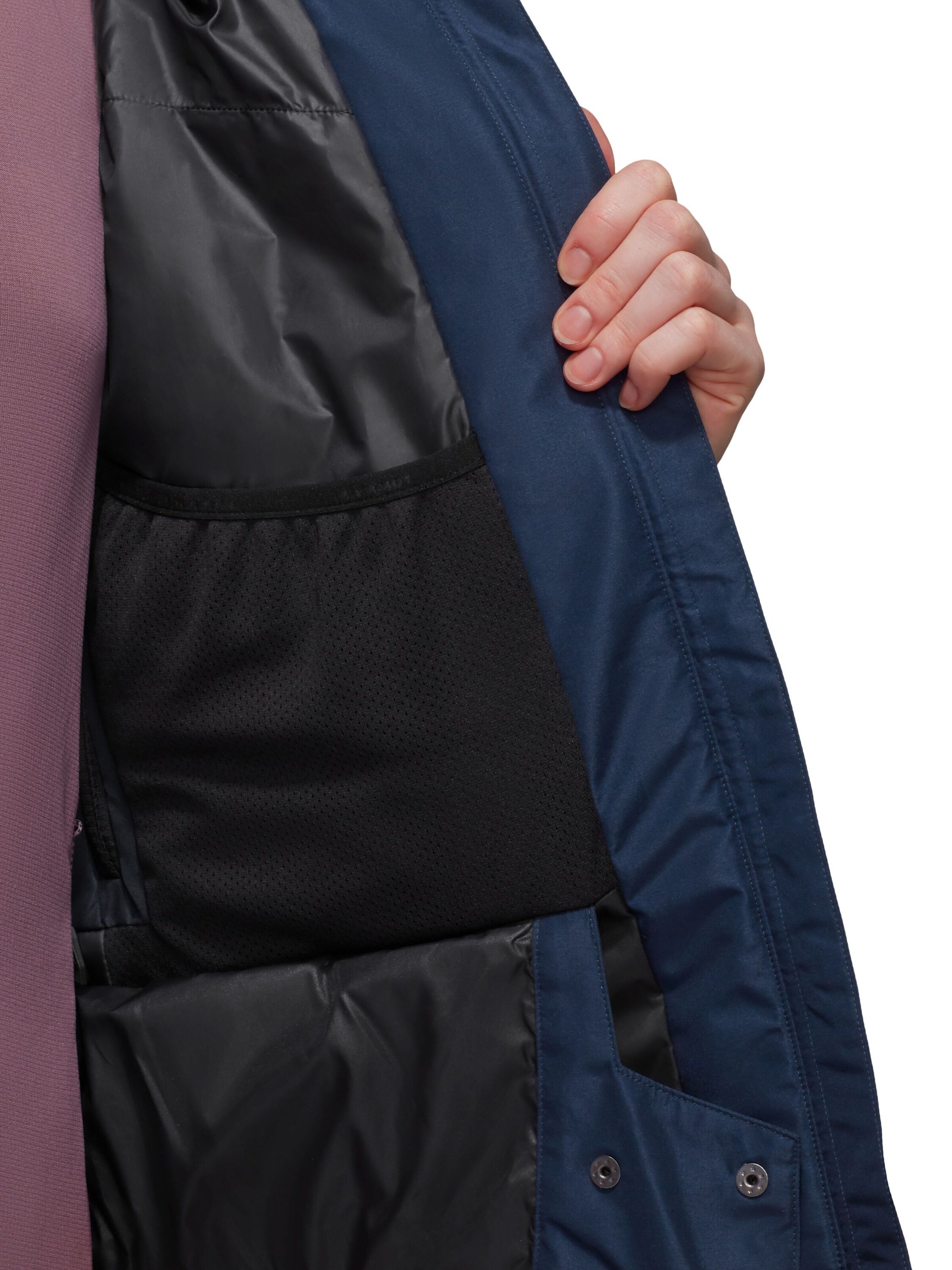 MAMMUT Athletic Jacket 'Fall Line' in Blue