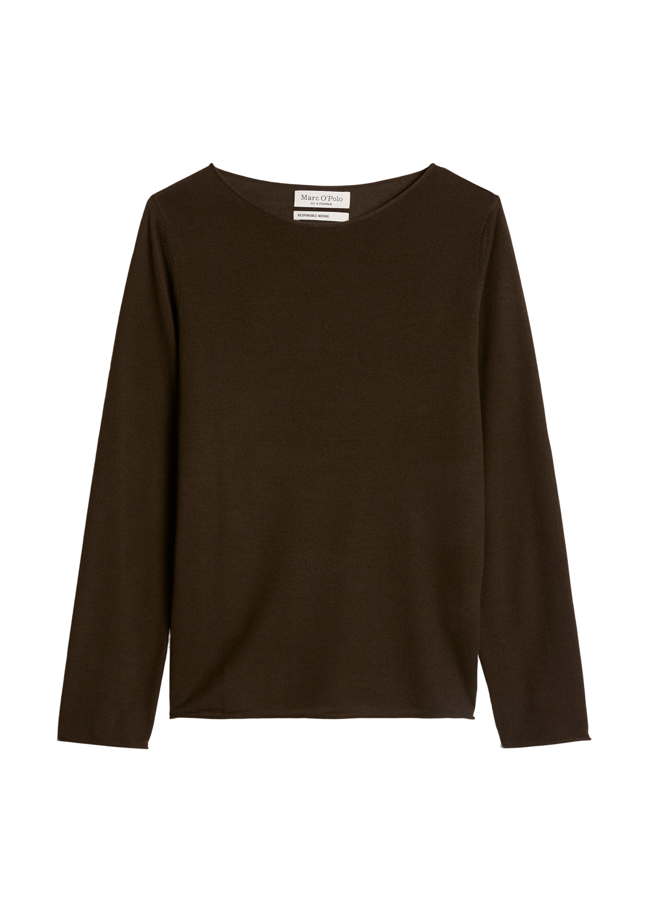 Pull-over Marc O'Polo en marron : devant