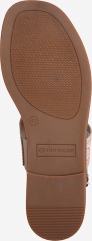 TOM TAILOR Zehentrenner in Beige