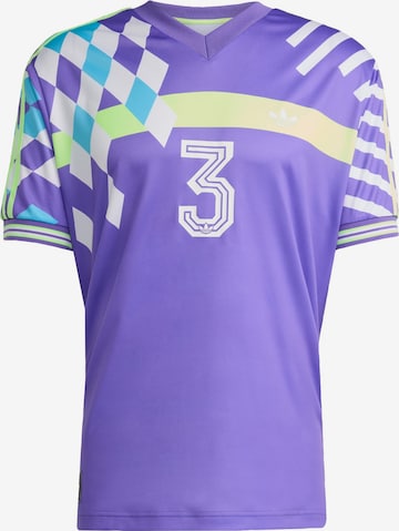 purpurinė ADIDAS ORIGINALS Marškinėliai 'Nuwave 90s': priekis