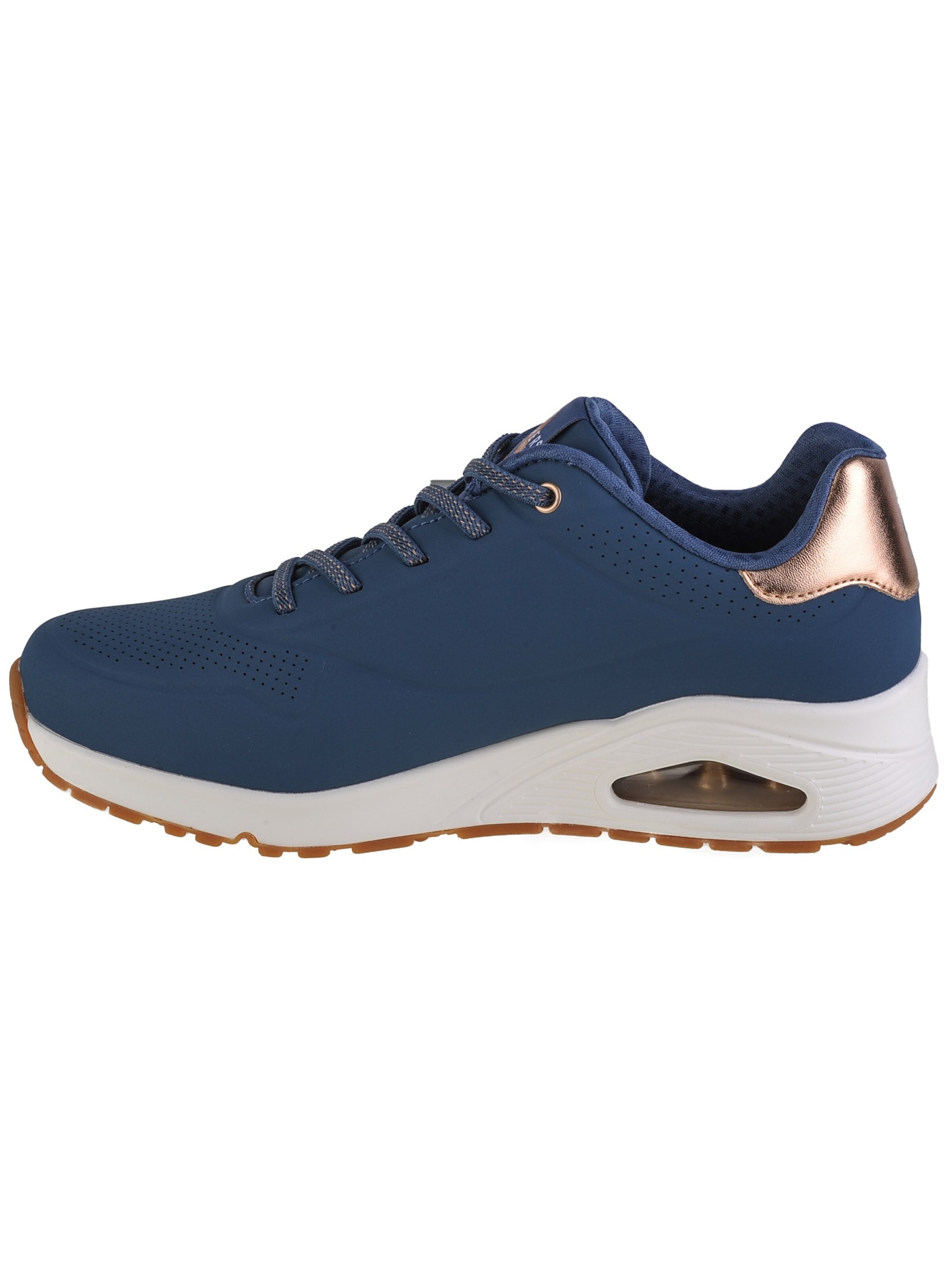 SKECHERS Sneaker low 'Skechers Uno-Shimmer Away'‌‌‌‌‌‌ in Blau: Vorderseite