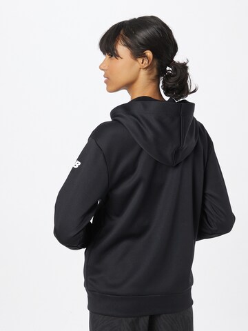 new balance - Sudadera con cremallera deportiva en negro