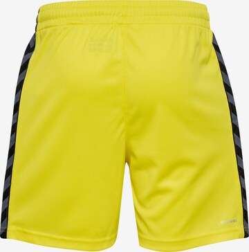 Regular Pantalon de sport 'AUTHENTIC PL ' Hummel en jaune