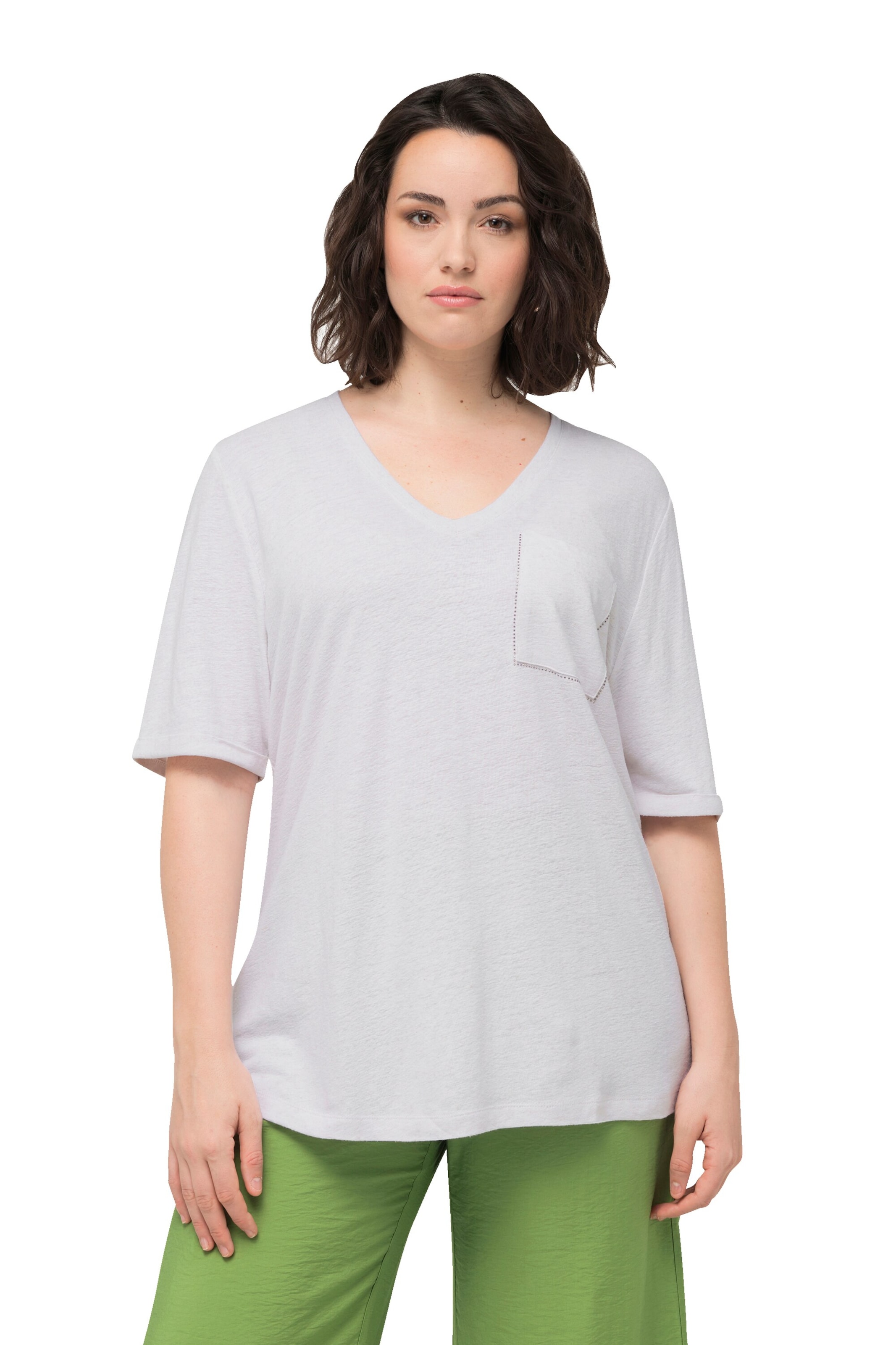 Ulla Popken Shirt in Wit