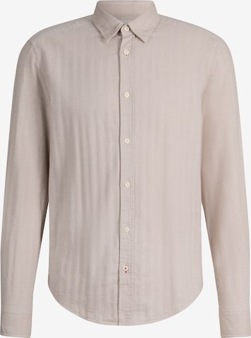 JOOP! Jeans Zakelijk overhemd in Beige: voorkant