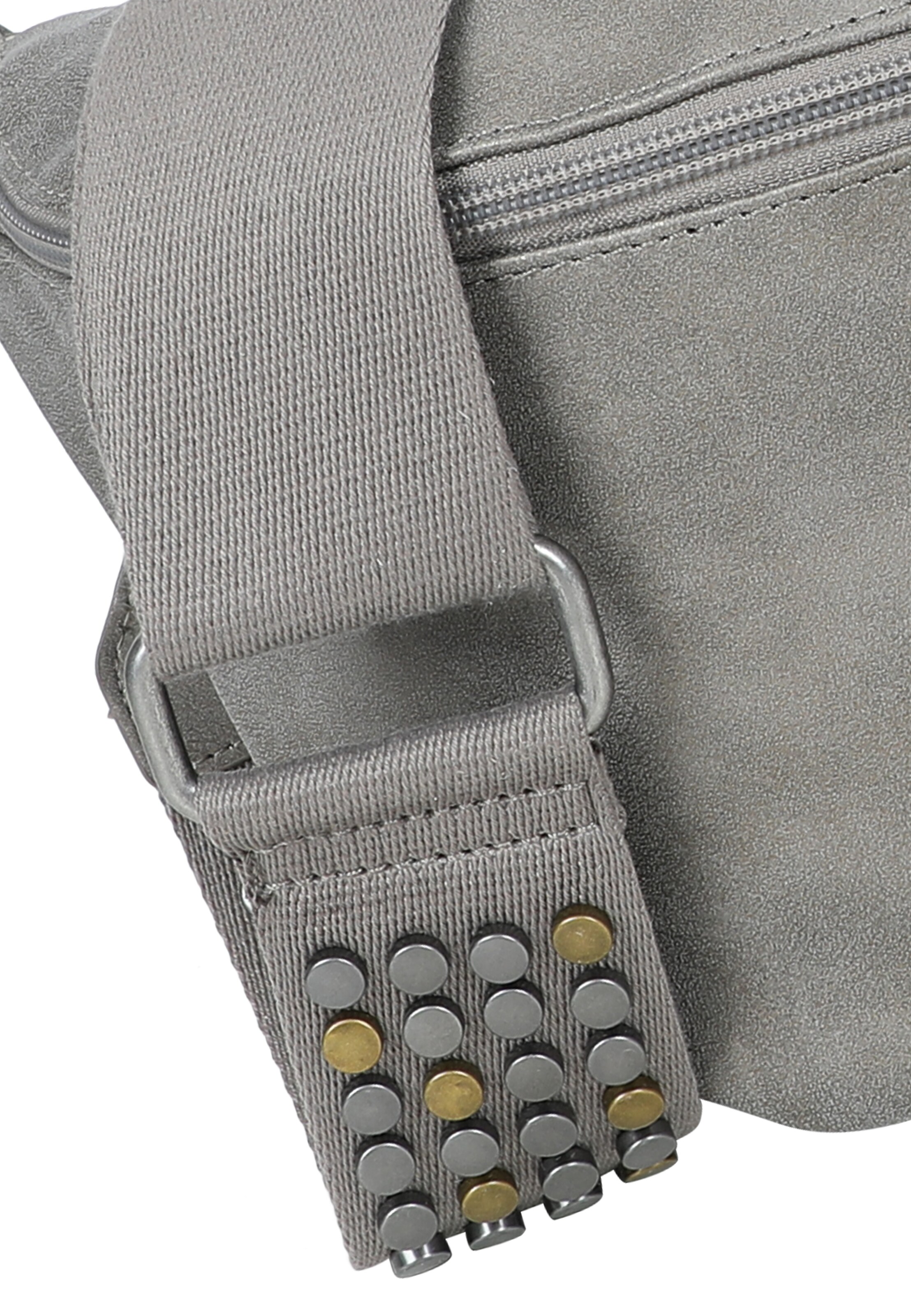 Fritzi aus Preußen Schoudertas 'Bum Bag Big Limited Rivet' in Grijs