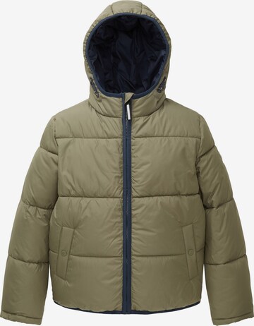 TOM TAILOR Winter Jacket in Green: front