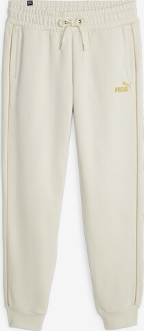 PUMA Zúžený Kalhoty – bílá: přední strana
