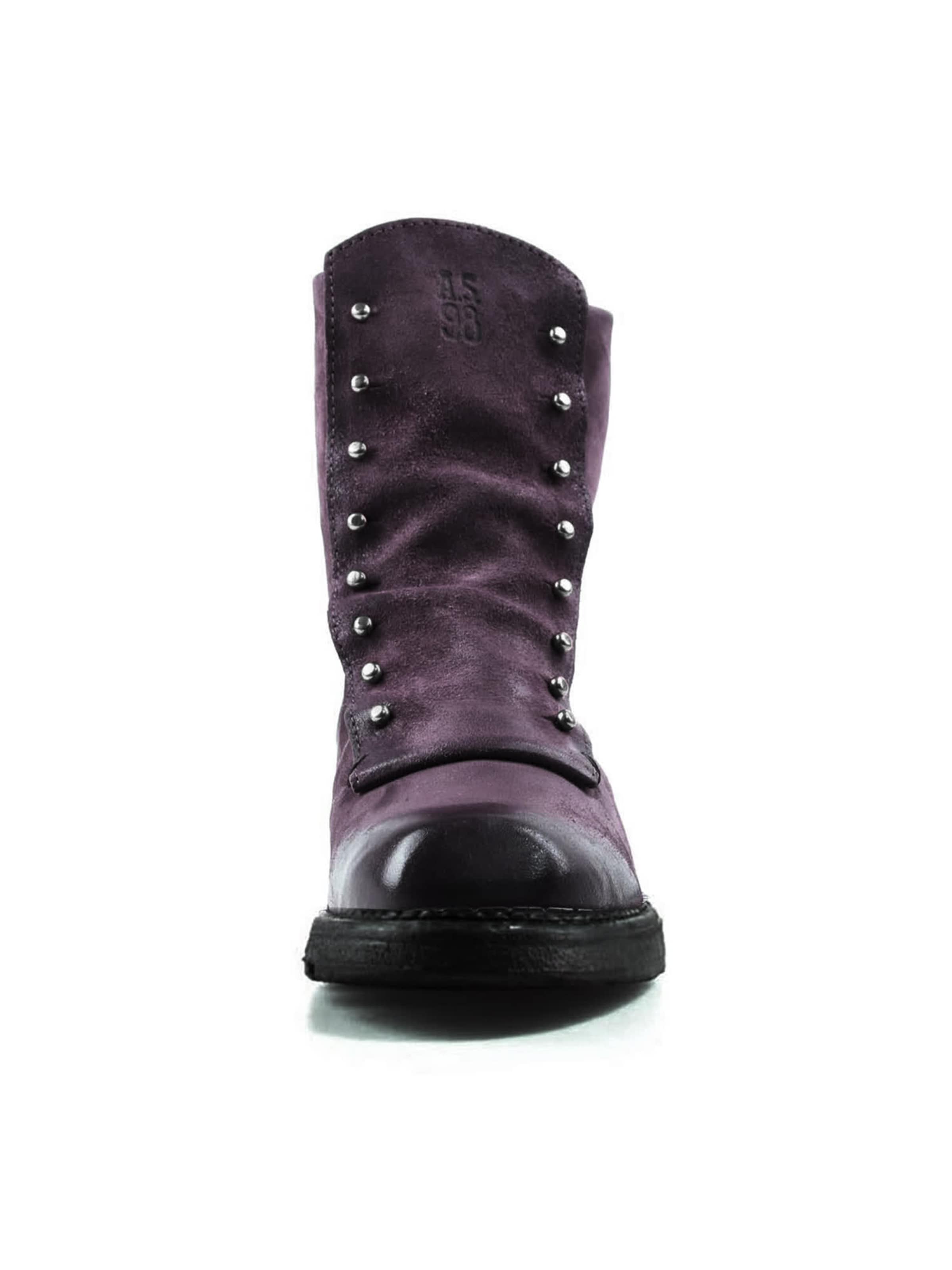 A.S.98 - Botim 'Poet' em roxo: frente