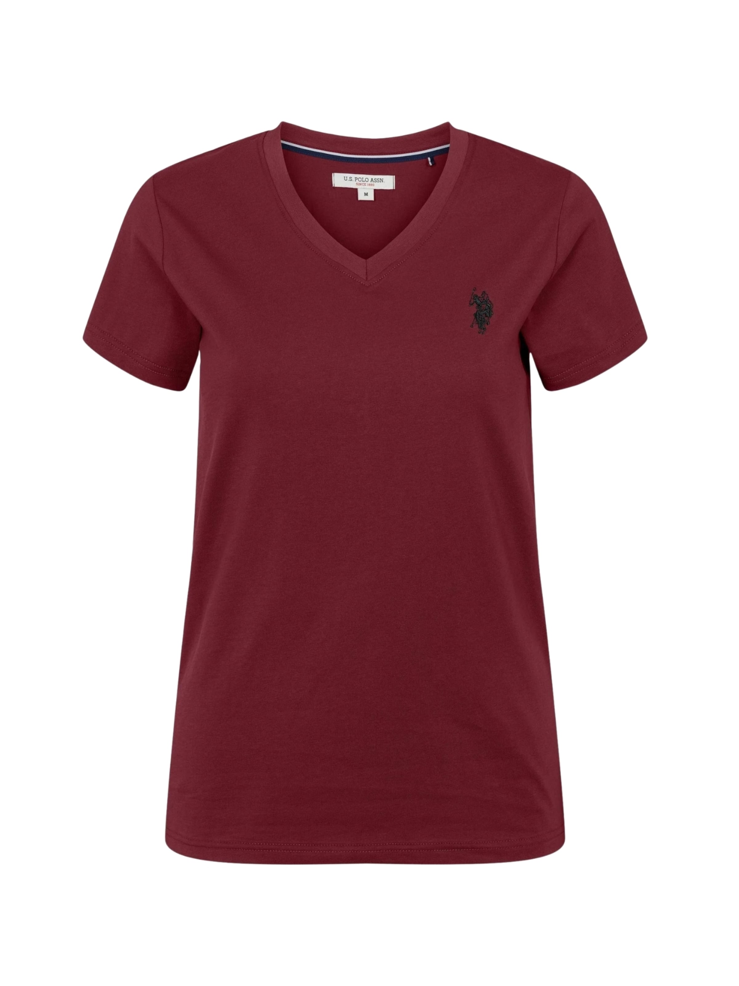 T-shirt U.S. POLO ASSN. en rouge : devant