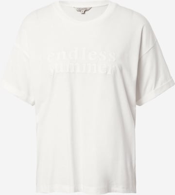 Herrlicher T-Shirt 'Stina' in Weiß: predná strana