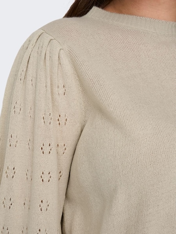 ONLY Carmakoma Trui in Beige