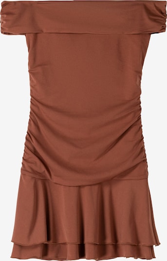 Bershka Šaty ve velikosti 34 - rezavě hnědá, Produkt